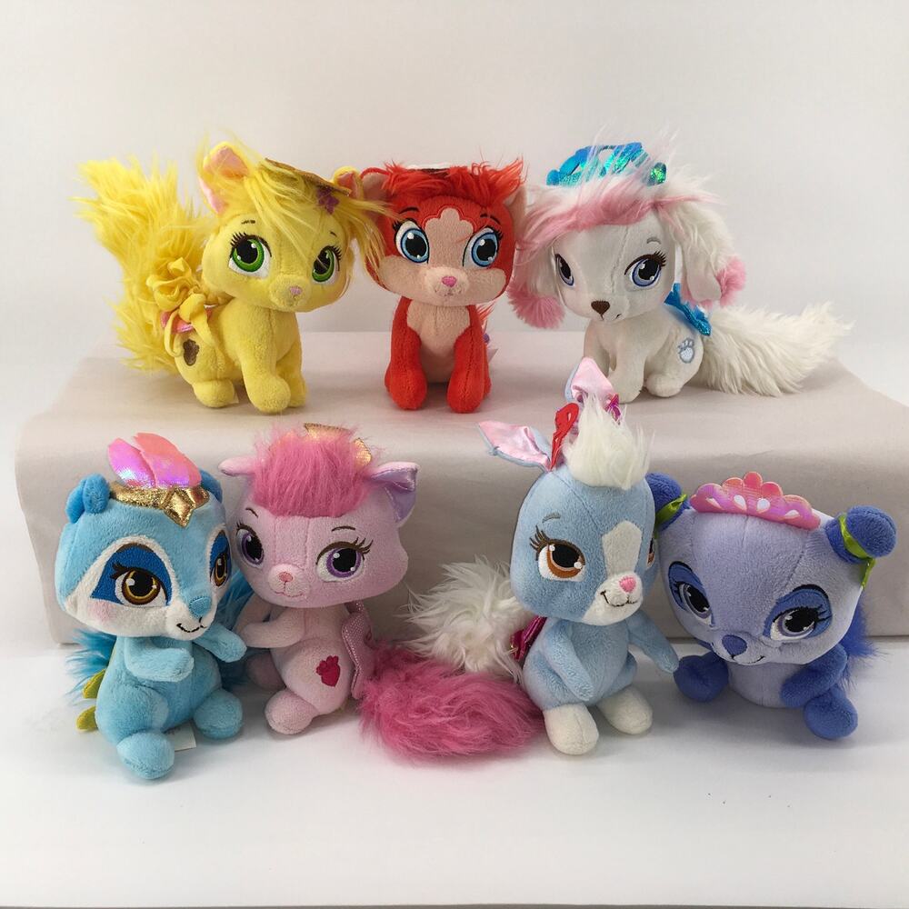 Disney Princess Palace Pets 6" Plush LOT 7 Kawaii Coquette Pastel Fairy Toys